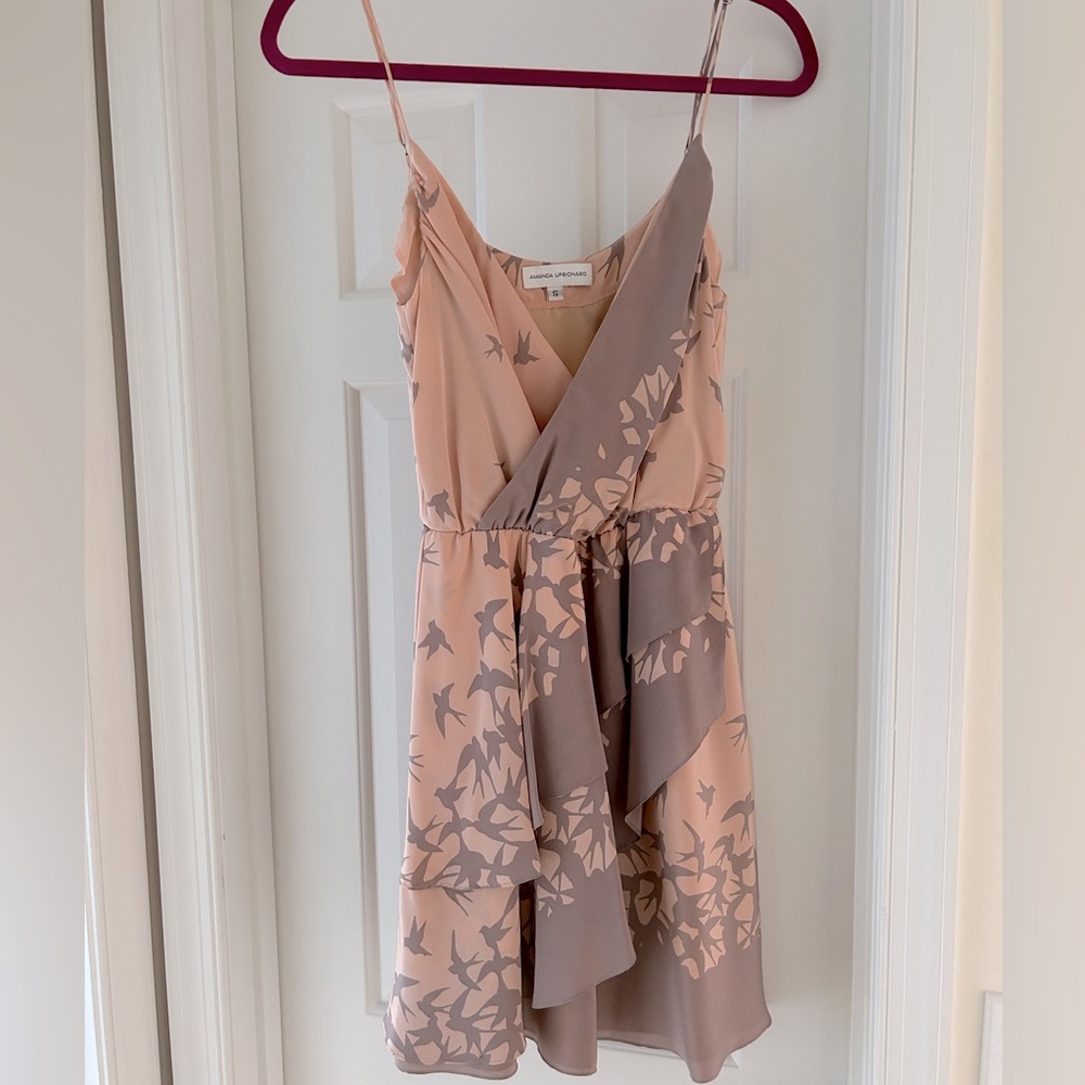 Amanda Uprichard Silk Mini Dress